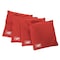 Triumph 6 in. x 6 in. 12.5 oz. Microfiber Bean Bags with Tub, Red and Blue, 8PK 12-0040-3 - alternate 6